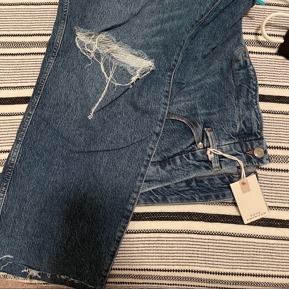 Good American Good Curve Straight Jeans